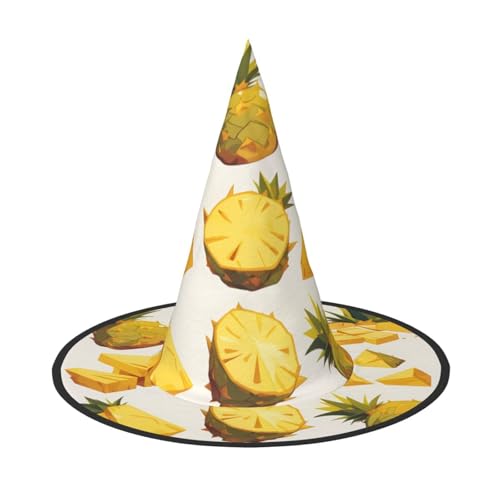 RTCVXZDSA Vibrant Fruits Halloween Hut - Volldruck-Design, bequemes Oxford-Tuch, faltbar und leicht für Partys und Rollenspiele von RTCVXZDSA