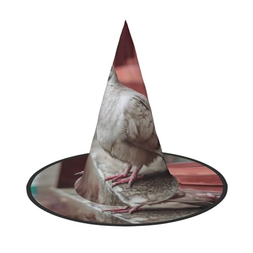 RTCVXZDSA Vogel Halloween Hut - Volldruck-Design, bequemes Oxford-Tuch, faltbar und leicht für Partys und Rollenspiele von RTCVXZDSA