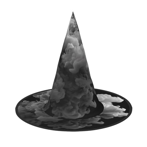 RTCVXZDSA White Cloud Halloween Hut - Volldruck-Design, bequemes Oxford-Tuch, faltbar und leicht für Partys und Rollenspiele von RTCVXZDSA