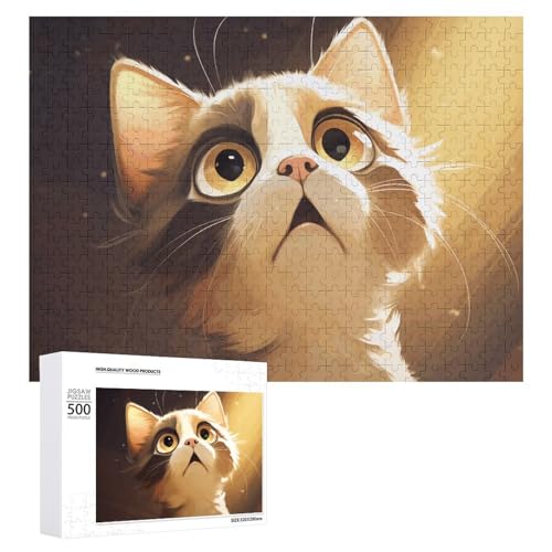 Puzzle, 500 Teile, herausfordernd, große Augen, lustiges Puzzle, Holzpuzzle für Erwachsene und Familien Puzzle, 500 Teile, herausfordernd, große Augen, lustiges Puzzle, Holzpuzzle für Erwachsene und Familien von RTFGHJS