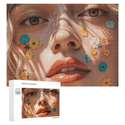 Puzzle, 500 Teile, herausfordernd, sonnengeküsst, lustiges Puzzle, Holzpuzzle für Erwachsene und Familien Puzzle, 500 Teile, herausfordernd, sonnengeküsst, lustiges Puzzle, Holzpuzzle für Erwachsene und Familien von RTFGHJS