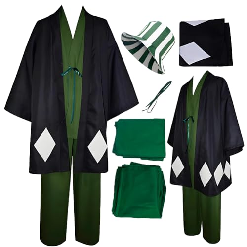 RTHANO Grünes Rollenspiel-Kostüm, Uniform, komplettes Set, Halloween, Erwachsene, Größe XXL RTHANO Grünes Rollenspiel-Kostüm, Uniform, komplettes Set, Halloween, Erwachsene, Größe XXL von RTHANO