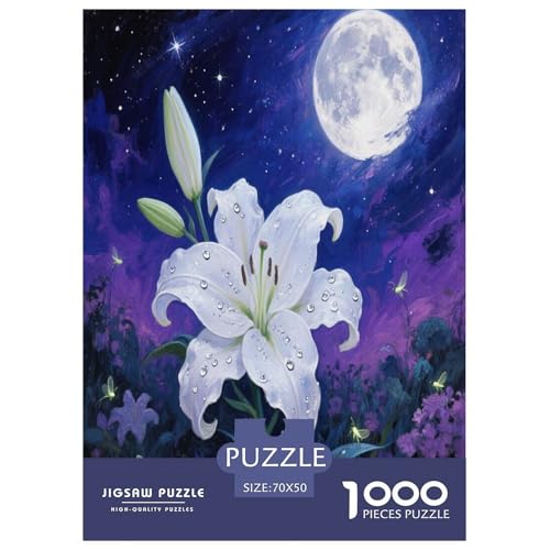 Lilie Puzzle 1000 Teile Schwer Puzzle Spielzeug Pädagogisches Spiel Impossible Herausforderungsspielzeug Für Erwachsene Und Kinder Ab 12 Jahren 70x50cm/1000pcs Lilie Puzzle 1000 Teile Schwer Puzzle Spielzeug Pädagogisches Spiel Impossible Herausforderungsspielzeug Für Erwachsene Und Kinder Ab 12 Jahren 70x50cm/1000pcs von RTSMSDMPS