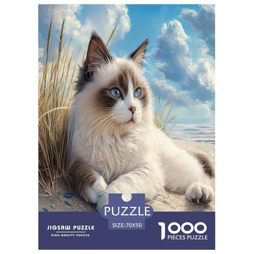 Ragdoll Katze Puzzle 1000-teilige Schwer Puzzle Spielzeug Lernspiel Impossible Herausforderungsspielzeug Für Erwachsene Kinder 70x50cm/1000pcs Ragdoll Katze Puzzle 1000-teilige Schwer Puzzle Spielzeug Lernspiel Impossible Herausforderungsspielzeug Für Erwachsene Kinder 70x50cm/1000pcs von RTSMSDMPS