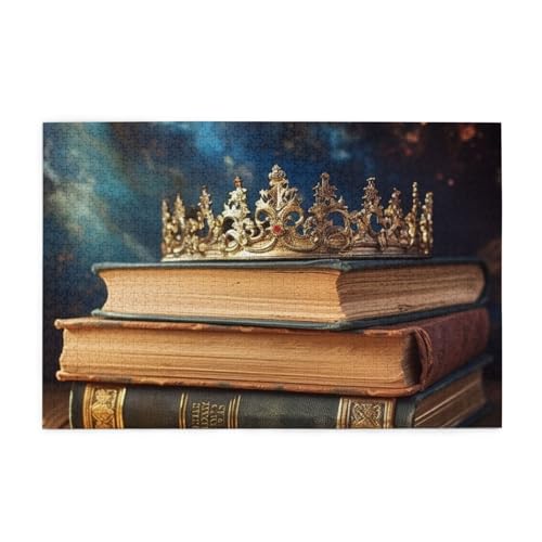 1000-teiliges Puzzle für Erwachsene, herausfordernde Puzzles für Spielabende, Vintage-Buch-Holzpuzzle, personalisierbar, individuelle Holzpuzzles für Familie, Bildpuzzle, fertige Größe 74,9 x 50 cm 1000-teiliges Puzzle für Erwachsene, herausfordernde Puzzles für Spielabende, Vintage-Buch-Holzpuzzle, personalisierbar, individuelle Holzpuzzles für Familie, Bildpuzzle, fertige Größe 74,9 x 50 cm von RTSTNMBD