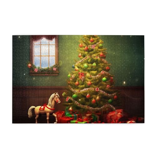 1000-teiliges Puzzle für Erwachsene, herausfordernde Puzzles für Spielabende, Weihnachtsbaum, Holzpuzzle, personalisierbar, individuelle Holzpuzzles für Familie, Bildpuzzle, fertige Größe 74,9 x 50 cm 1000-teiliges Puzzle für Erwachsene, herausfordernde Puzzles für Spielabende, Weihnachtsbaum, Holzpuzzle, personalisierbar, individuelle Holzpuzzles für Familie, Bildpuzzle, fertige Größe 74,9 x 50 cm von RTSTNMBD
