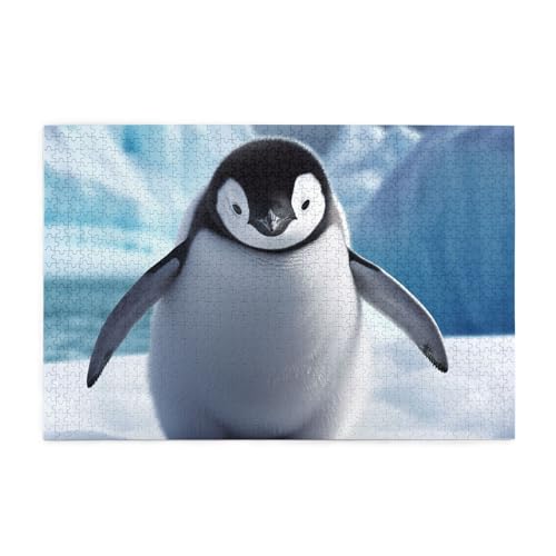 1000-teiliges Puzzle für Erwachsene, herausfordernde Puzzles für Spielabende, niedliche Pinguine, Baby-Puzzle, Holzpuzzle, personalisierbar, individuelle Holzpuzzles für Familie, Bildpuzzle, fertige 1000-teiliges Puzzle für Erwachsene, herausfordernde Puzzles für Spielabende, niedliche Pinguine, Baby-Puzzle, Holzpuzzle, personalisierbar, individuelle Holzpuzzles für Familie, Bildpuzzle, fertige von RTSTNMBD