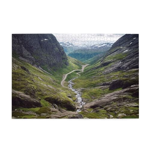 1000-teiliges Puzzle für Erwachsene, herausfordernde Puzzles für Spielabende, norwegisches Gelände, Holzpuzzle, personalisierte Holzpuzzles für Familie, Bildpuzzle, fertige Größe 74,9 x 50 cm 1000-teiliges Puzzle für Erwachsene, herausfordernde Puzzles für Spielabende, norwegisches Gelände, Holzpuzzle, personalisierte Holzpuzzles für Familie, Bildpuzzle, fertige Größe 74,9 x 50 cm von RTSTNMBD