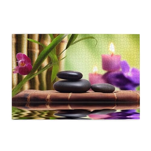 1000-teiliges Puzzle für Erwachsene, herausfordernde Puzzles für Spieleabende, Zen-Steine und Bambus-Holzpuzzle, personalisierbar, individuelle Holzpuzzles für Familie, Bildpuzzle, fertige Größe 74,9 1000-teiliges Puzzle für Erwachsene, herausfordernde Puzzles für Spieleabende, Zen-Steine und Bambus-Holzpuzzle, personalisierbar, individuelle Holzpuzzles für Familie, Bildpuzzle, fertige Größe 74,9 von RTSTNMBD