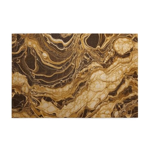 1000-teiliges Puzzle für Erwachsene, herausfordernde Puzzles für Spieleabende, goldener Marmor, Holzpuzzle, personalisierbar, individuelle Holzpuzzles für Familie, Bildpuzzle, fertige Größe 74,9 x 50 1000-teiliges Puzzle für Erwachsene, herausfordernde Puzzles für Spieleabende, goldener Marmor, Holzpuzzle, personalisierbar, individuelle Holzpuzzles für Familie, Bildpuzzle, fertige Größe 74,9 x 50 von RTSTNMBD