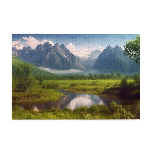 1000-teiliges Puzzle für Erwachsene, herausfordernde Puzzles für Spieleabende, schöne Landschaft, Holzpuzzle, personalisierbar, individuelle Holzpuzzles für Familie, Bildpuzzle, fertige Größe 74,9 x 1000-teiliges Puzzle für Erwachsene, herausfordernde Puzzles für Spieleabende, schöne Landschaft, Holzpuzzle, personalisierbar, individuelle Holzpuzzles für Familie, Bildpuzzle, fertige Größe 74,9 x von RTSTNMBD