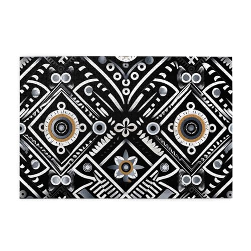 1000-teiliges Puzzle für Erwachsene, herausfordernde Puzzles für Spieleabende, schwarz-weißes Muster, Holzpuzzle, personalisierbar, individuelle Holzpuzzles für Familie, Bildpuzzle, fertige Größe 74,9 1000-teiliges Puzzle für Erwachsene, herausfordernde Puzzles für Spieleabende, schwarz-weißes Muster, Holzpuzzle, personalisierbar, individuelle Holzpuzzles für Familie, Bildpuzzle, fertige Größe 74,9 von RTSTNMBD