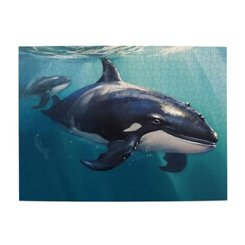 500-teiliges Puzzle für Erwachsene, herausfordernde Puzzles für Spielabende, Meerwal-Holzpuzzle, personalisierbar, individuelle Holzpuzzles für Familie, Bildpuzzle, fertige Größe 51,8 x 38,1 cm 500-teiliges Puzzle für Erwachsene, herausfordernde Puzzles für Spielabende, Meerwal-Holzpuzzle, personalisierbar, individuelle Holzpuzzles für Familie, Bildpuzzle, fertige Größe 51,8 x 38,1 cm von RTSTNMBD