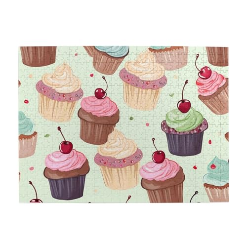 500-teiliges Puzzle für Erwachsene, herausfordernde Puzzles für Spieleabende, Cupcake-Holzpuzzle, personalisierte Holzpuzzles für Familie, Bildpuzzle, fertige Größe 51,8 x 38,1 cm 500-teiliges Puzzle für Erwachsene, herausfordernde Puzzles für Spieleabende, Cupcake-Holzpuzzle, personalisierte Holzpuzzles für Familie, Bildpuzzle, fertige Größe 51,8 x 38,1 cm von RTSTNMBD