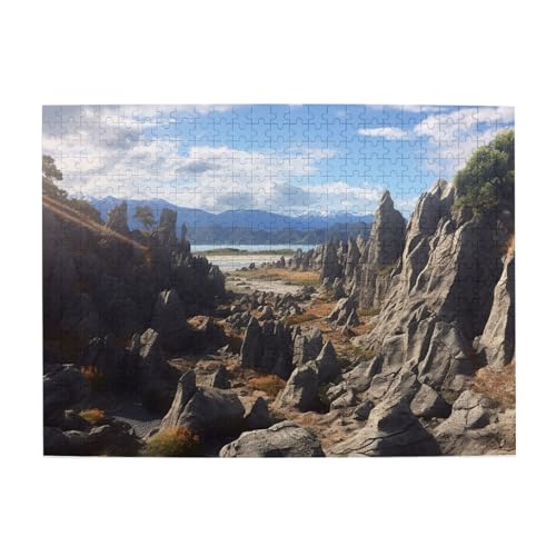 500-teiliges Puzzle für Erwachsene, herausfordernde Puzzles für Spieleabende, Felsen, malerisches Holzpuzzle, personalisierbar, individuelle Holzpuzzles für Familie, Bildpuzzle, fertige Größe 51,8 x 500-teiliges Puzzle für Erwachsene, herausfordernde Puzzles für Spieleabende, Felsen, malerisches Holzpuzzle, personalisierbar, individuelle Holzpuzzles für Familie, Bildpuzzle, fertige Größe 51,8 x von RTSTNMBD