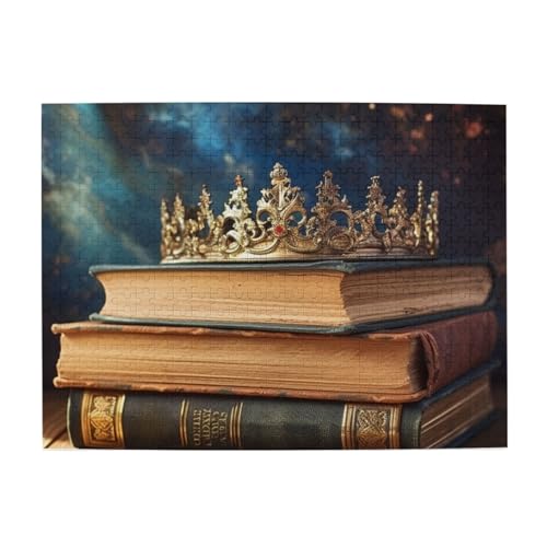 500-teiliges Puzzle für Erwachsene, herausfordernde Puzzles für Spieleabende, Vintage-Buch-Holzpuzzle, personalisierbar, individuelle Holzpuzzles für Familie, Bildpuzzle, fertige Größe 51,8 x 38,1 cm 500-teiliges Puzzle für Erwachsene, herausfordernde Puzzles für Spieleabende, Vintage-Buch-Holzpuzzle, personalisierbar, individuelle Holzpuzzles für Familie, Bildpuzzle, fertige Größe 51,8 x 38,1 cm von RTSTNMBD
