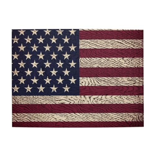 500-teiliges Puzzle für Erwachsene, herausfordernde Puzzles für Spieleabende, amerikanische Flagge, Holzpuzzle, personalisierbar, individuelle Holzpuzzles für Familie, Bildpuzzle, fertige Größe 51,8 x 500-teiliges Puzzle für Erwachsene, herausfordernde Puzzles für Spieleabende, amerikanische Flagge, Holzpuzzle, personalisierbar, individuelle Holzpuzzles für Familie, Bildpuzzle, fertige Größe 51,8 x von RTSTNMBD