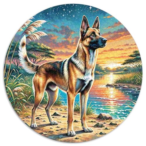 Bazenji Puzzle 1000 Teile Rund Puzzles Erwachsene Und Kinder Legespiel Spiele Geschicklichkeitsspiel Geschenk Spielabende Lernen Fordernde Kleinkinder 1000pcs (67.5x67.5cm) von RTTASVLZX