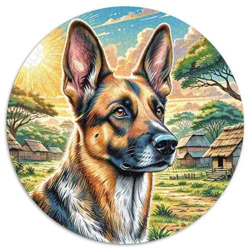 Bazenji Rund Puzzles 1000 Teile Erwachsene Und Kinder Puzzle Legespiel Spiele Geschicklichkeitsspiel Geschenk Spielabende Lernen Fordernde Kleinkinder 1000pcs (67.5x67.5cm) von RTTASVLZX