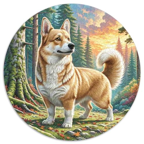 Der Der Cairn Terrier 1000 Stück Puzzle Rund Puzzles Erwachsene Und Kinder Ostereiern Boden Romantisches Motiv Ältere Magischer Lernspiel Rätsel 1000pcs (67.5x67.5cm) von RTTASVLZX