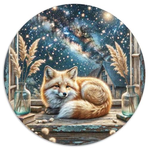 Deutscher Spitz Rund Puzzles 1000 Teile Erwachsene Und Kinder Puzzle Spielabende Lernen Fordernde Kleinkinder Heraus Große Ostereiern Boden 1000pcs (67.5x67.5cm) von RTTASVLZX