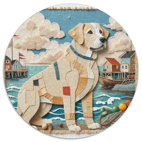 Labrador Retriever Rund Puzzles 1000 Teile Erwachsene Und Kinder Puzzle Guter Freund Partner Haustier Abbauen Impossible Stress Stressfreisetzung Anspruchsvoll Kreative Pädagogisches 1000pc Labrador Retriever Rund Puzzles 1000 Teile Erwachsene Und Kinder Puzzle Guter Freund Partner Haustier Abbauen Impossible Stress Stressfreisetzung Anspruchsvoll Kreative Pädagogisches 1000pc von RTTASVLZX