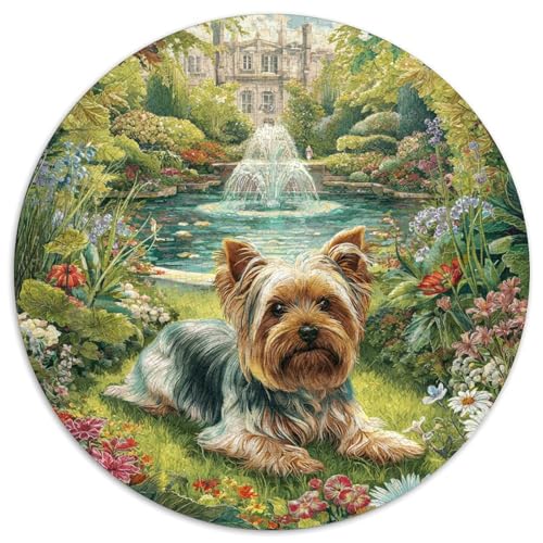 Netter Hund Rund Puzzles 1000 Teile Erwachsene Und Kinder Puzzle Legespiel Spiele Geschicklichkeitsspiel Geschenk Spielabende Lernen Fordernde Kleinkinder 1000pcs (67.5x67.5cm) von RTTASVLZX