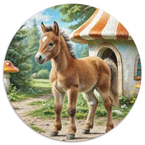 Pferd 1000 Stück Puzzle Rund Puzzles Erwachsene Und Kinder Good Friend Partner The Pferd Legespiel Spiele Geschicklichkeitsspiel GeschenkFordernde Kleinkinder 1000pcs (67.5x67.5cm Pferd 1000 Stück Puzzle Rund Puzzles Erwachsene Und Kinder Good Friend Partner The Pferd Legespiel Spiele Geschicklichkeitsspiel GeschenkFordernde Kleinkinder 1000pcs (67.5x67.5cm von RTTASVLZX