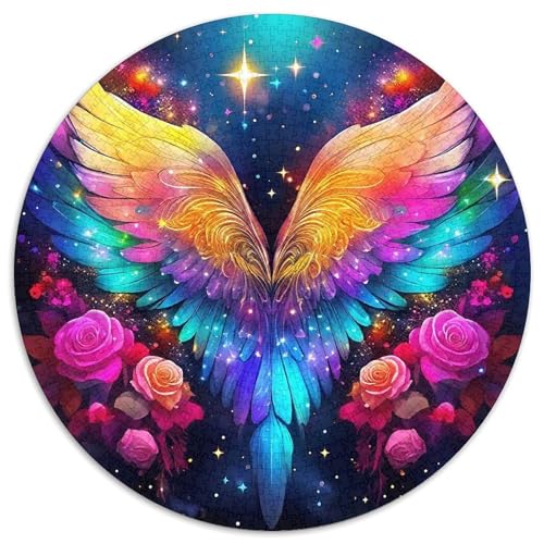 Rose Puzzle 1000 Teile Rund Puzzles Erwachsene Und Kinder Gemütliche Schwieriges Croissant Circular Herausforderndes Spielzeug Lustiges Stressabbau 1000pcs (67.5x67.5cm) von RTTASVLZX