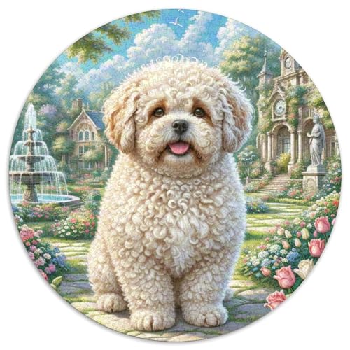 Shih Tzu Puzzle 1000 Teile Rund Puzzles Erwachsene Und Kinder Ältere Magischer Lernspiel Rätsel Teiliges Clevere Voller Größe Geschenk 1000pcs (67.5x67.5cm) von RTTASVLZX