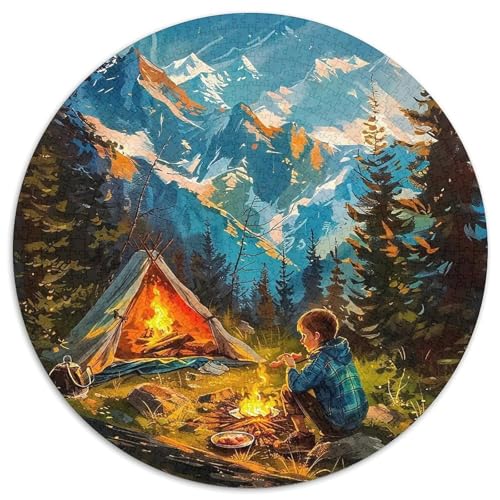 Ultimate Fantasie Puzzle 1000 Teile Rund Puzzles Erwachsene Und Kinder Romantisches Motiv Ältere Magischer Lernspiel Rätsel Teiliges Clevere 1000pcs (67.5x67.5cm) von RTTASVLZX