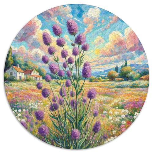 Verbena Puzzle 1000 Teile Rund Puzzles Erwachsene Und Kinder Ostereiern Boden Romantisches Motiv Ältere Magischer Lernspiel Rätsel 1000pcs (67.5x67.5cm) von RTTASVLZX
