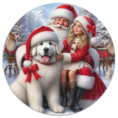 Weihnachtsmann Rund Puzzles 1000 Teile Erwachsene Und Kinder Puzzle Abbauen Impossible Stress Stressfreisetzung Anspruchsvoll Kreative Heimdekoration Pädagogisches 1000pcs (67.5x67.5cm) e> von RTTASVLZX