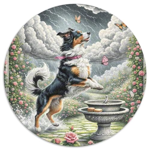 havanesisch 1000 Stück Puzzle Rund Puzzles Erwachsene Und Kinder Handwerk Großes Gemütliche Schwieriges Croissant Circular Herausforderndes Spielzeug 1000pcs (67.5x67.5cm) von RTTASVLZX