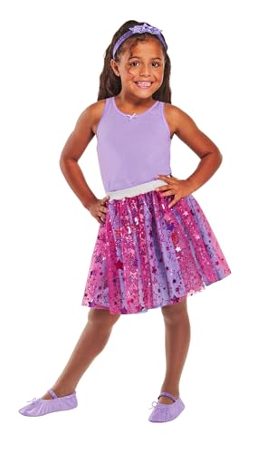 RUBIE'S Barbie Offizielles Set Rock Tutu + Diadem – Barbie-Kostüm-Set – Einheitsgröße 5-8 Jahre von RUBIE'S