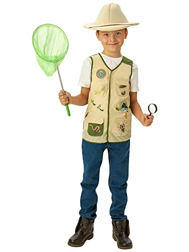Rubie's Official Insektenerforscher, Safari-Jäger, Buch-Gedenktag, Wildlife-Kostüm, Kindergröße Large, Alter 7-8 Jahre von Rubie's