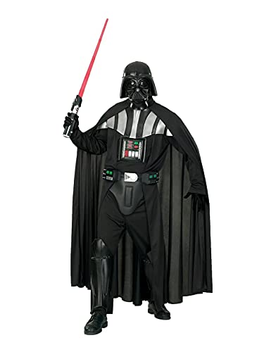 Rubie's 888107-L Rubie 's Offizielles Star Wars Darth Vader Deluxe Kostüm Erwachsene XL Größe, Schwarz von Rubie's