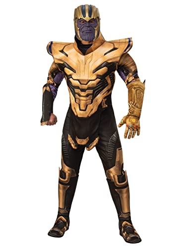 Rubie's Offizielles Luxuskostüm Thanos, Avengers Endgame, Kampfanzug, für Herren, Erwachsene, Standardgröße/Größe M Halloween Rubie's Offizielles Luxuskostüm Thanos, Avengers Endgame, Kampfanzug, für Herren, Erwachsene, Standardgröße/Größe M Halloween von Rubie's
