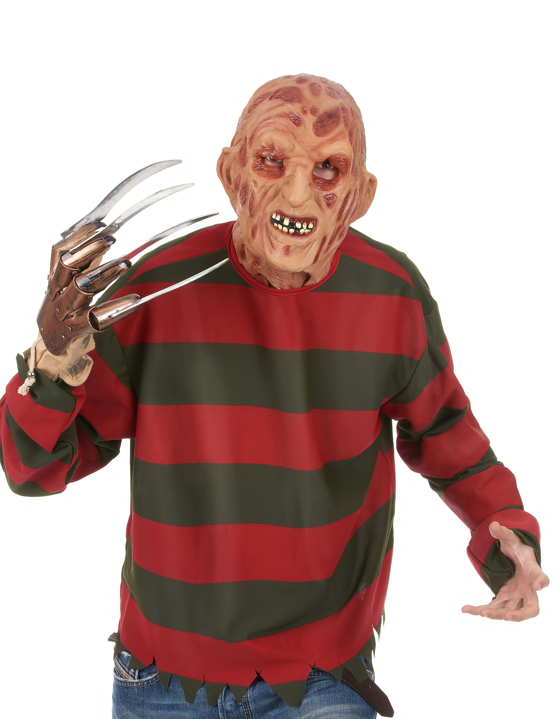 A Nightmare on Elmstreet Freddy Krueger-Maske Lizenzartikel beige von RUBIES FRANCE