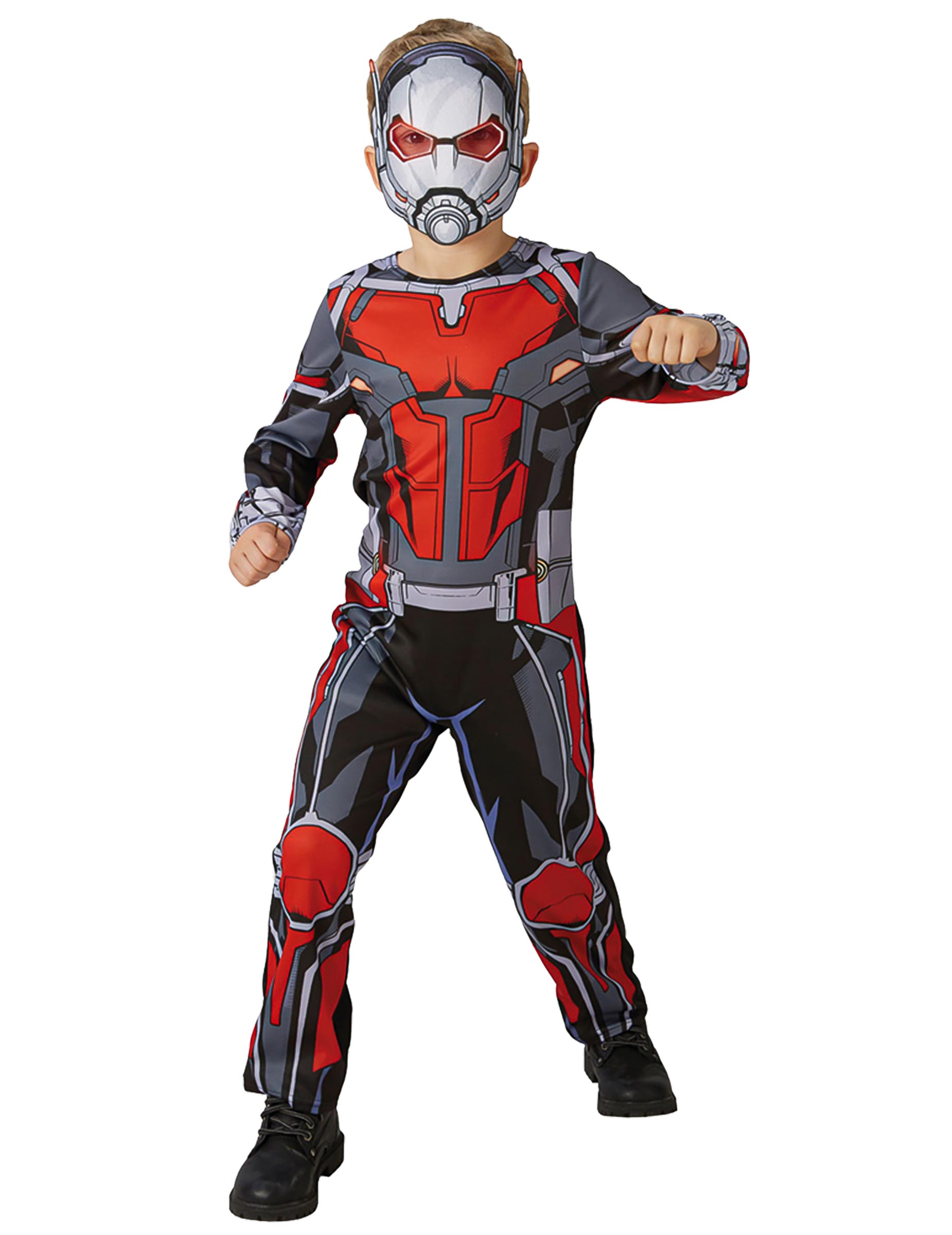 Ant-Man Kinderkostüm von Marvel rot-grau-schwarz Ant-Man Kinderkostüm von Marvel rot-grau-schwarz von RUBIES FRANCE