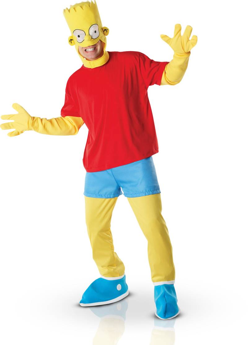 Bart Simpson Lizenzkostüm Deluxe gelb-rot-blau von RUBIES FRANCE