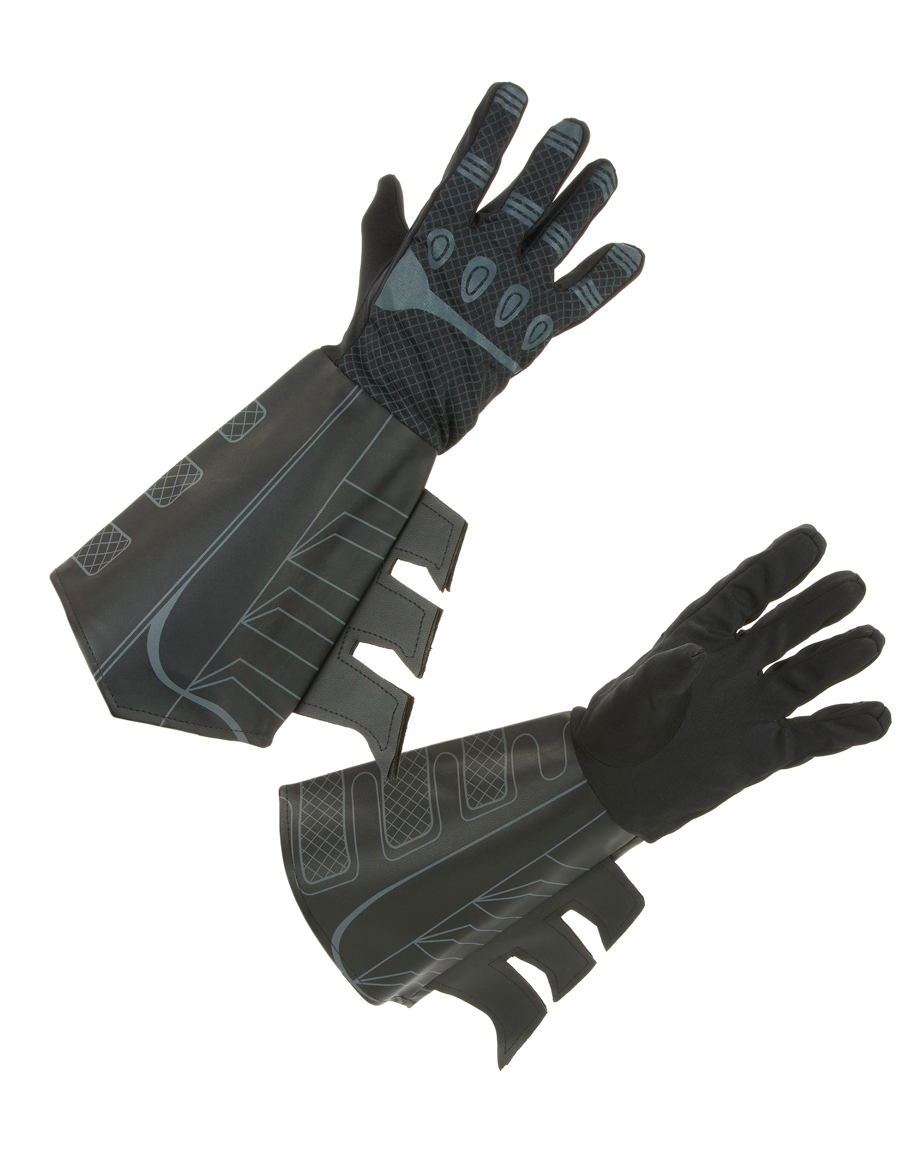Batman-Handschuhe Erwachsene schwarz von RUBIES FRANCE