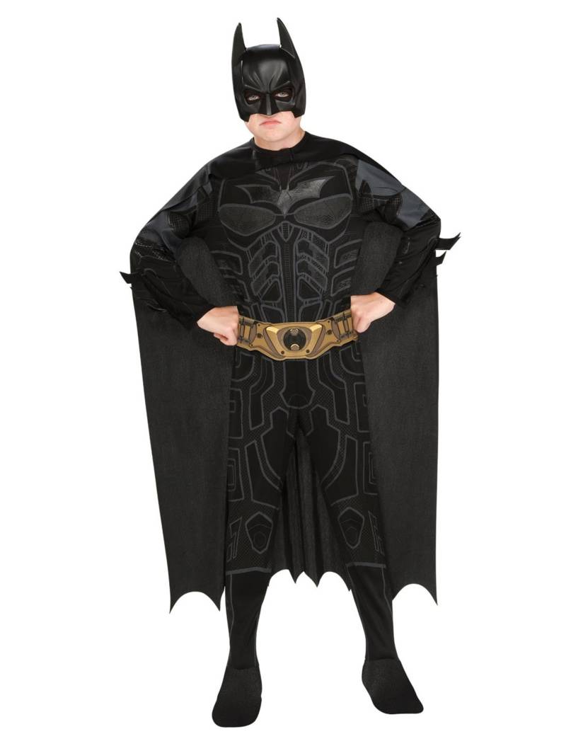 Batman Kinderkostüm mit Accessoires Lizenzware schwarz-grau von RUBIES FRANCE