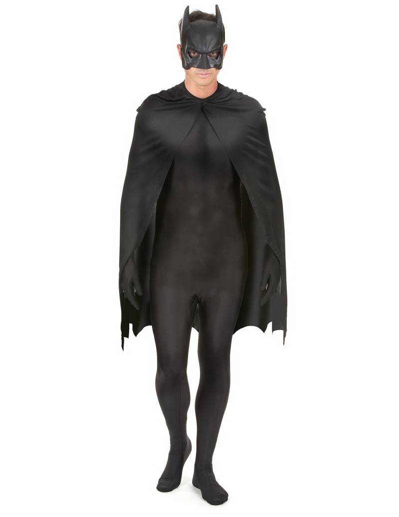 Batman-Kostümset mit Umhang und Maske schwarz von RUBIES NL