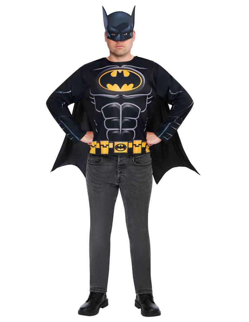 Batman-Set mit T-shirt und Maske für Erwachsene von RUBIES FRANCE
