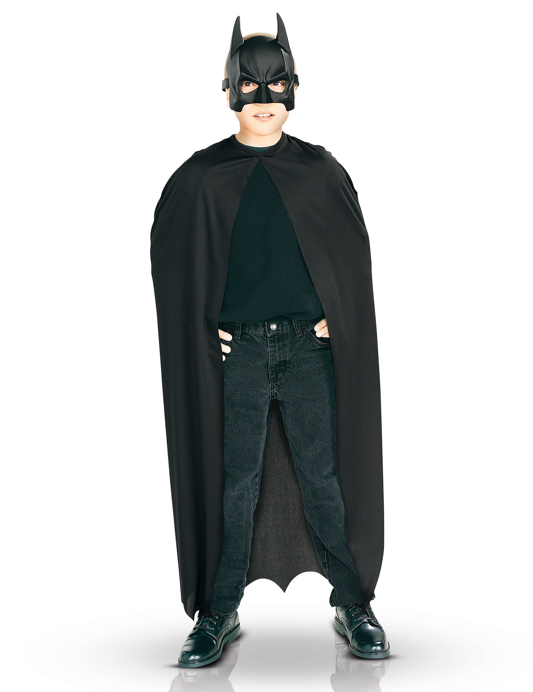 Batman-Umhang und Maske für Jungen Superheld schwarz Batman-Umhang und Maske für Jungen Superheld schwarz von RUBIES FRANCE