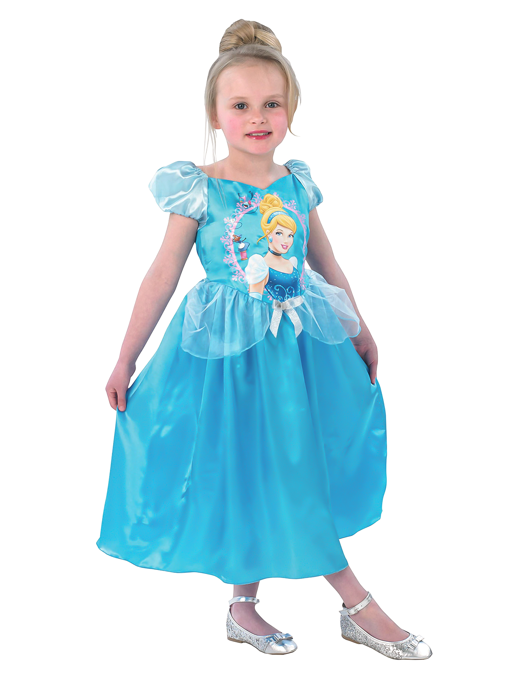 Bezauberndes Aschenputtel-Mädchenkostüm Disney-Lizenzkostüm Cinderella blau-bunt Bezauberndes Aschenputtel-Mädchenkostüm Disney-Lizenzkostüm Cinderella blau-bunt von RUBIES FRANCE