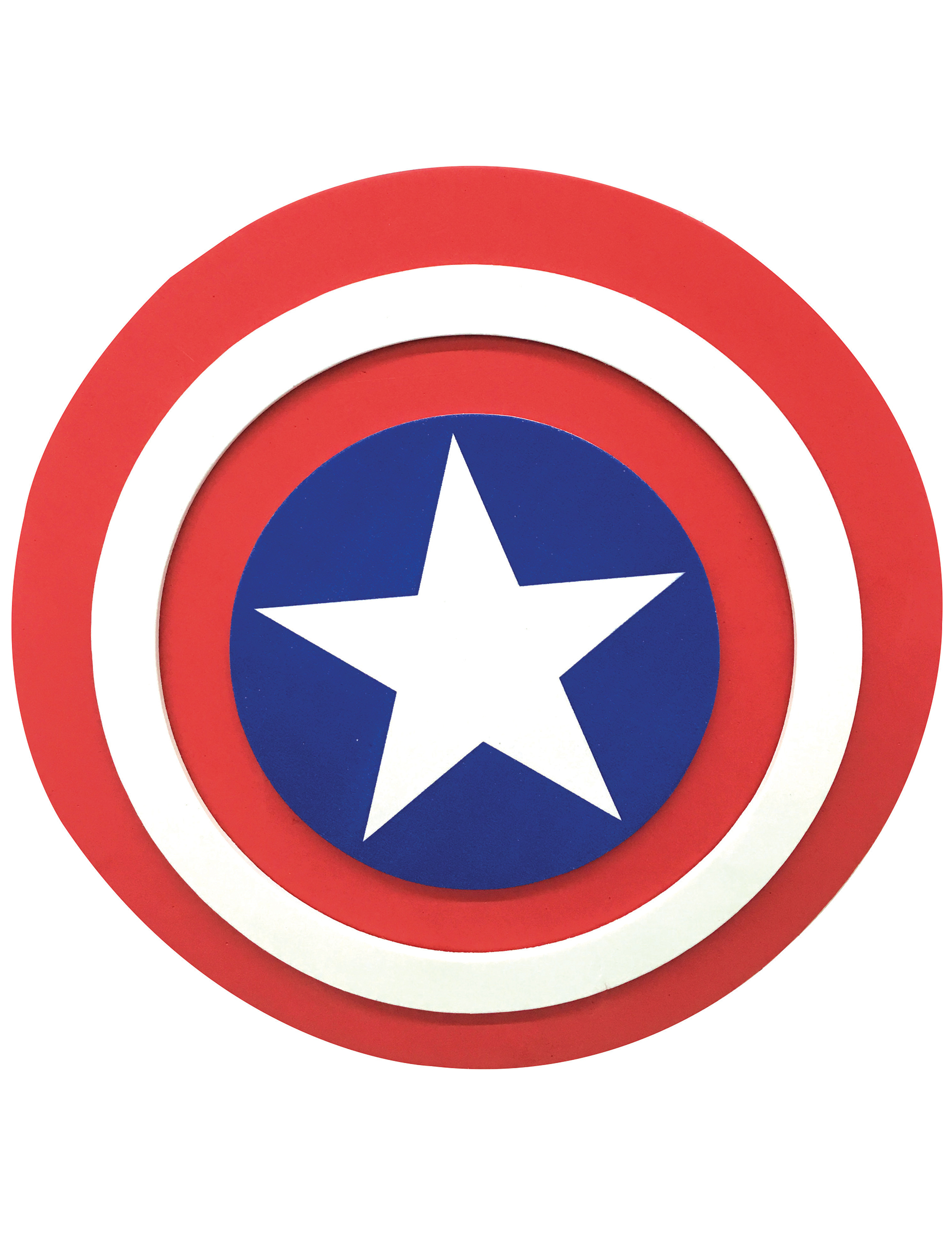 Captain America Schild für Kinder weiss-rot-blau 30 cm Captain America Schild für Kinder weiss-rot-blau 30 cm von RUBIES FRANCE
