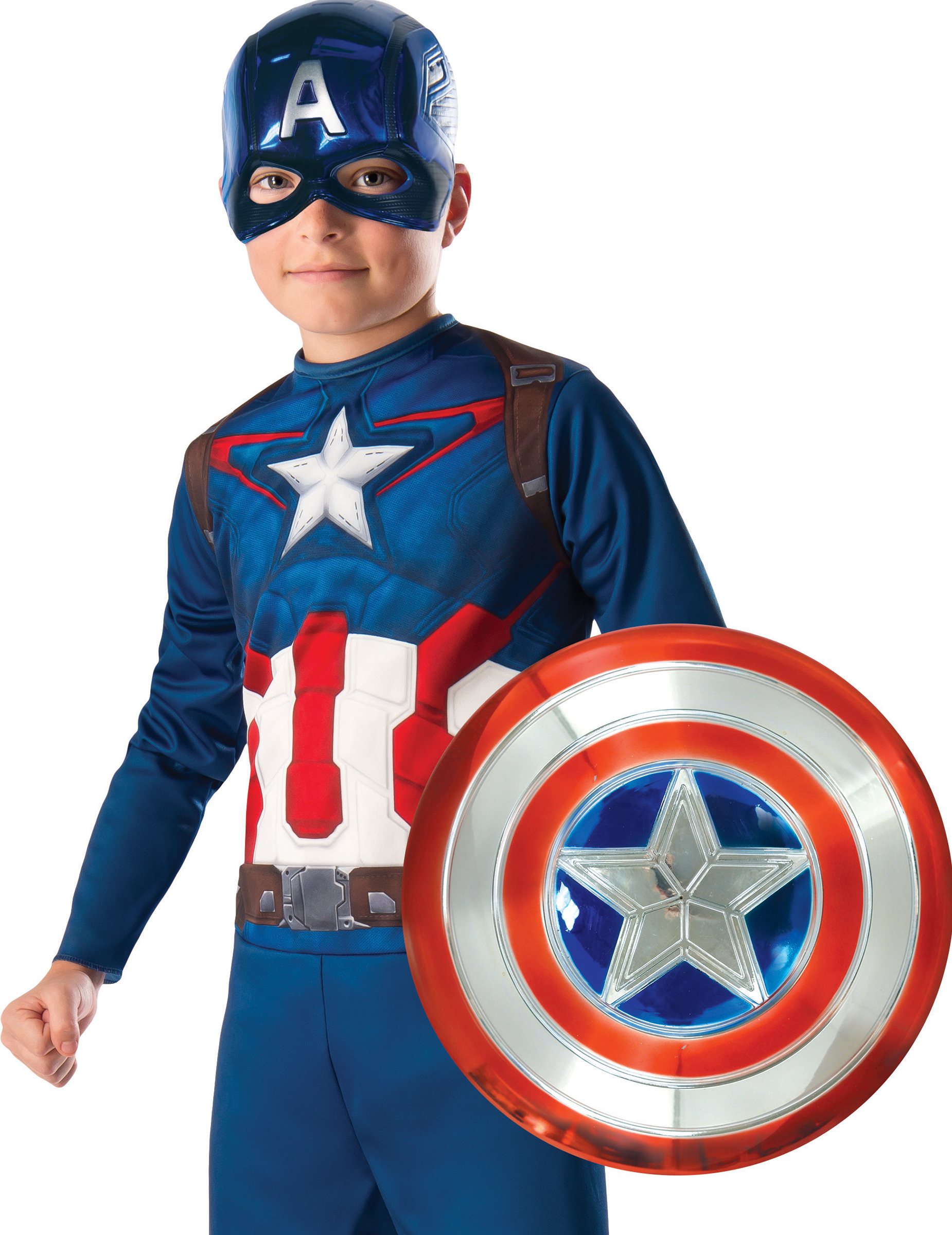 Captain AmericaLizenz-Schild für Kinder bunt 30cm von RUBIES FRANCE