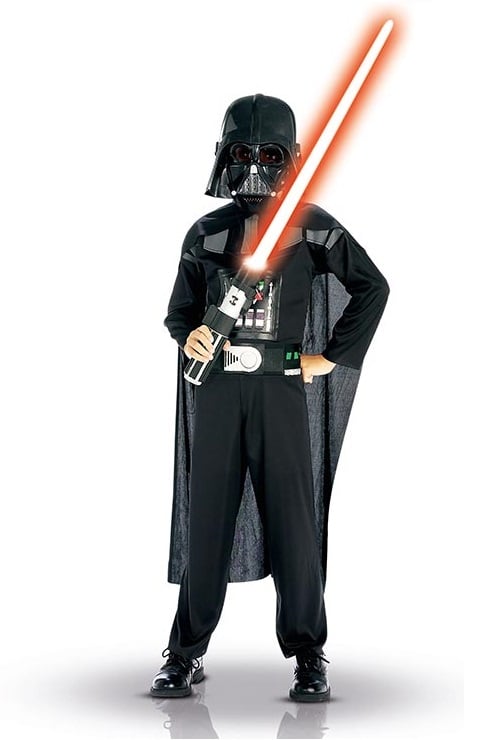 Darth Vader Kinderkostüm Star Wars Lizenzkostüm schwarz-bunt von RUBIES FRANCE